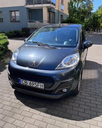 Peugeot 107 cena 18400 przebieg: 50000, rok produkcji 2014 z Bydgoszcz małe 56